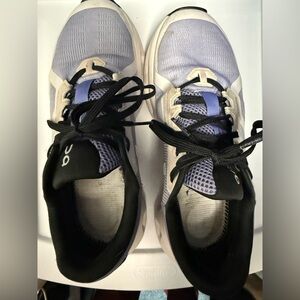 Stylish Black and Purple Athletic Shoes